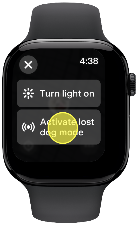 Activate lost mode highlighted on website