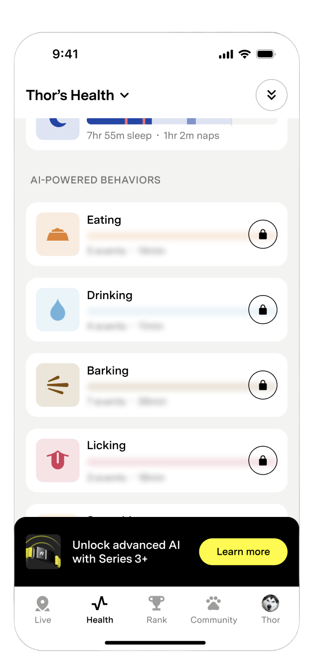AI behaviors locked