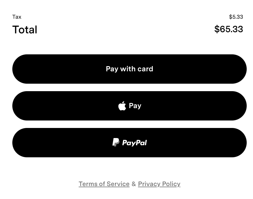 Fi Nano payment options