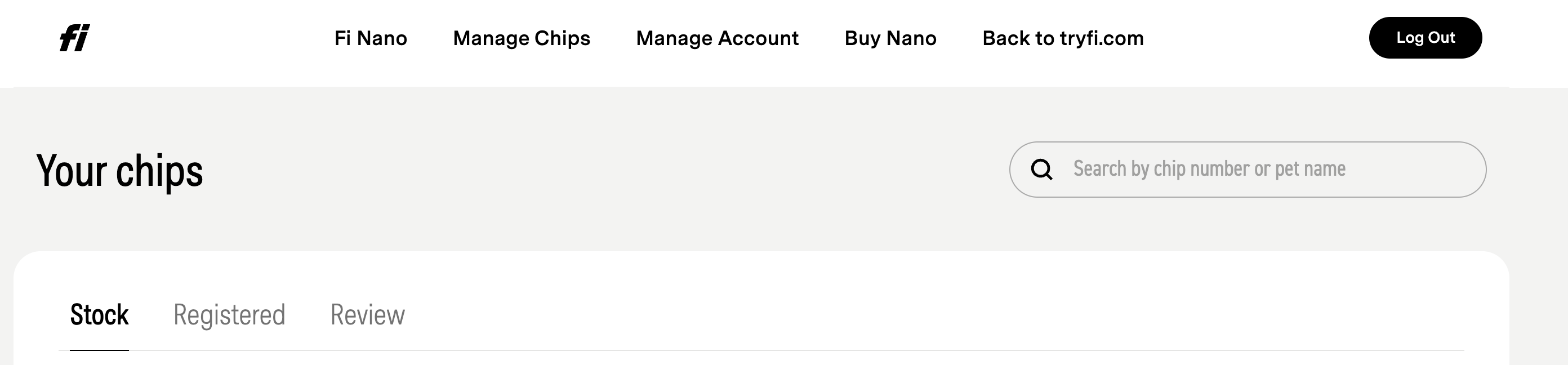 Your chips heading in the Fi Nano website