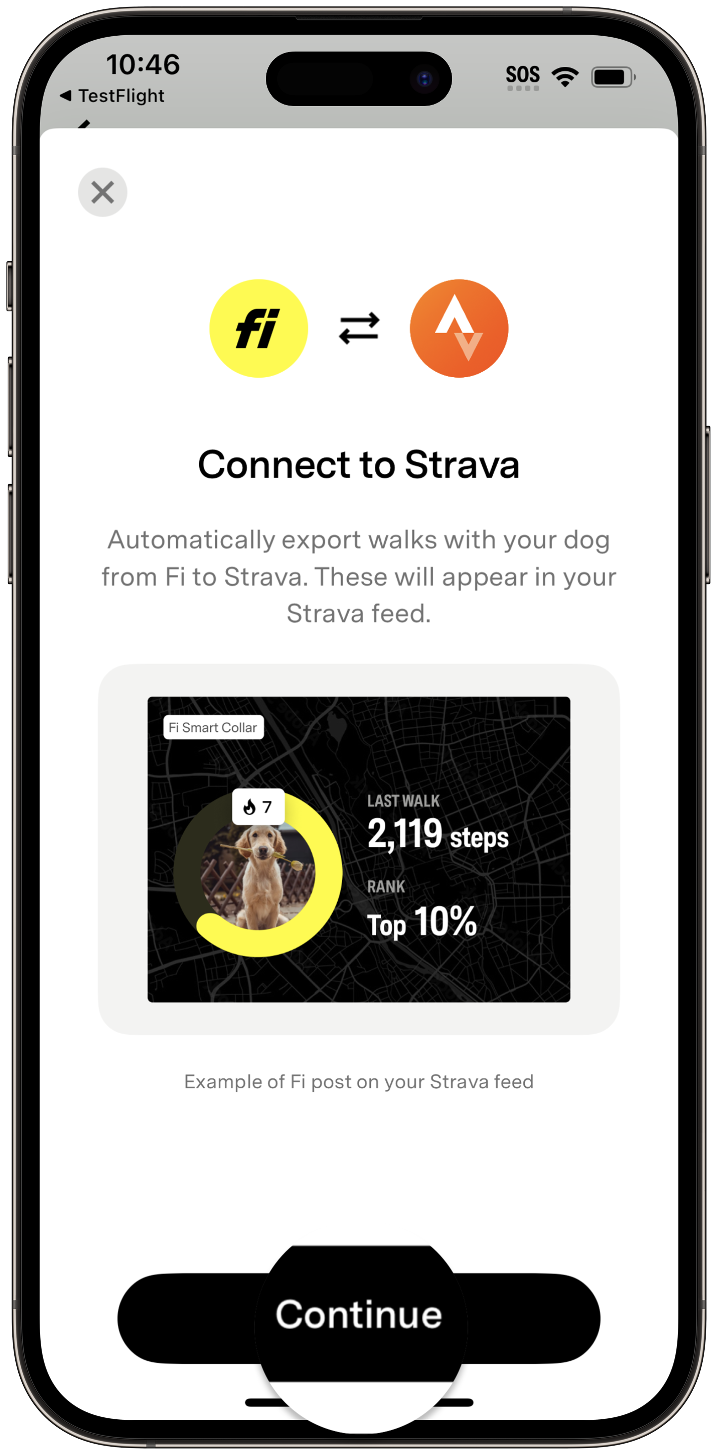Neues Strava Connect