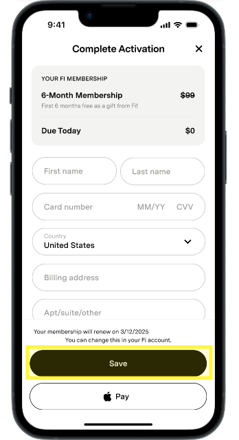 Activation complete page for adopters